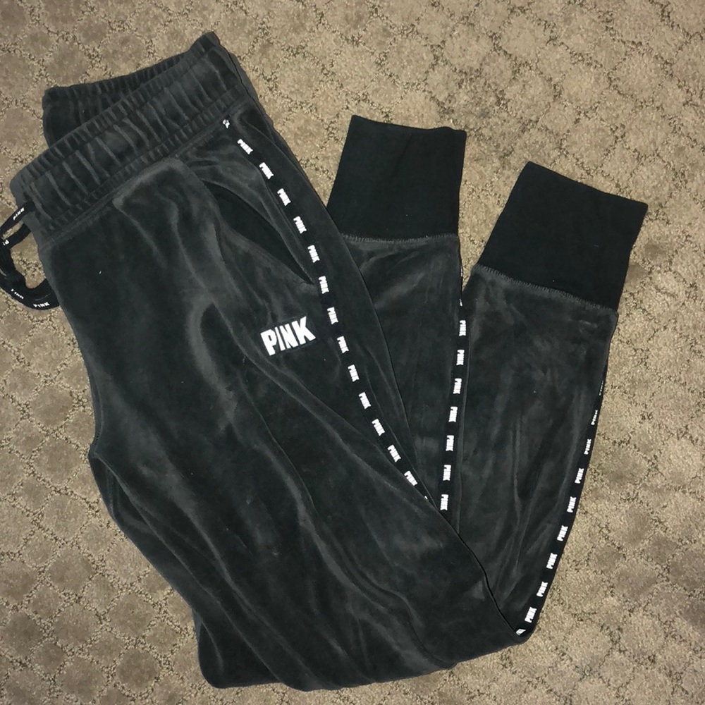 PINK black jogger